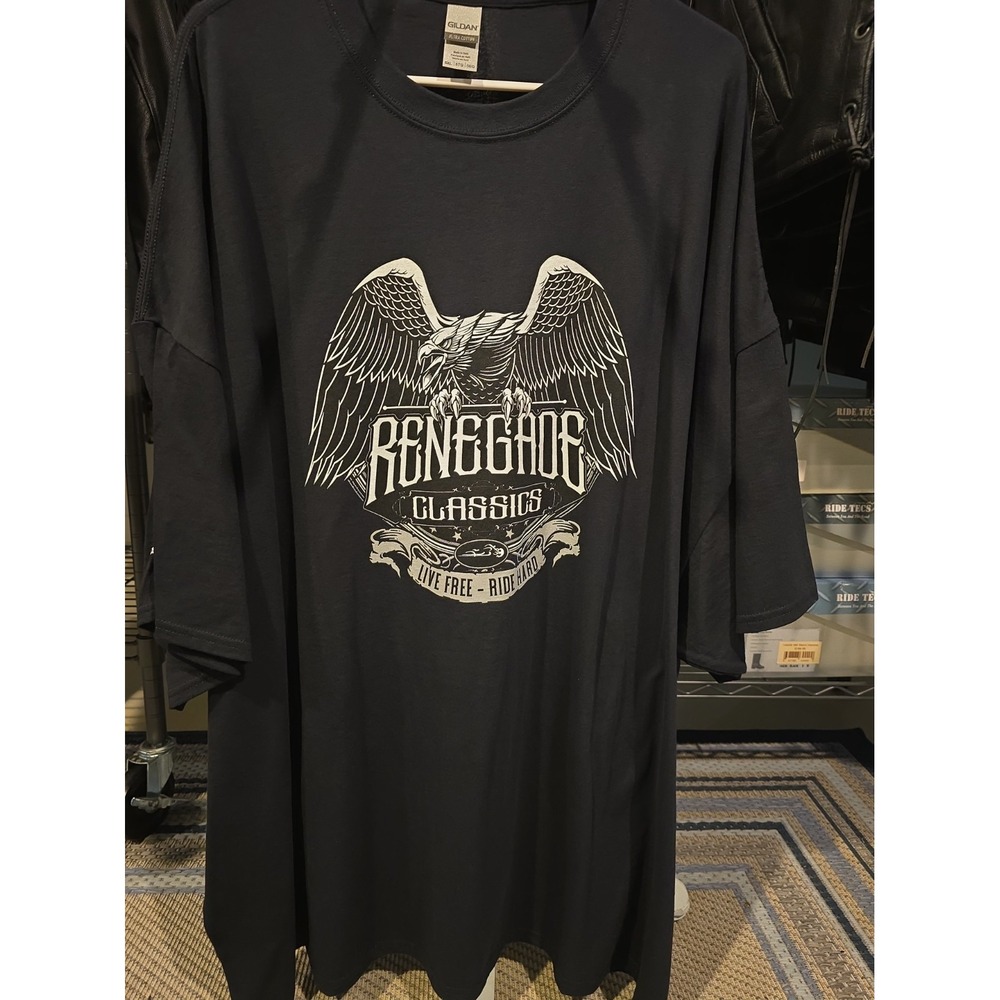 Renegade Classics t-shirt Black Short Sleeve New 5XL